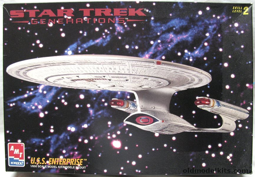 AMT 1/650 Star Trek Generations Enterprise D NCC-1701-D, 8793